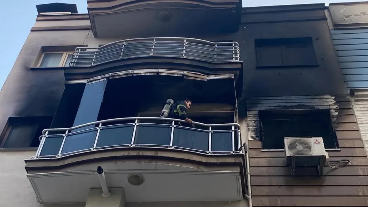 Aydın’da apartman dairesinde yangın! Komşulardan şok iddia