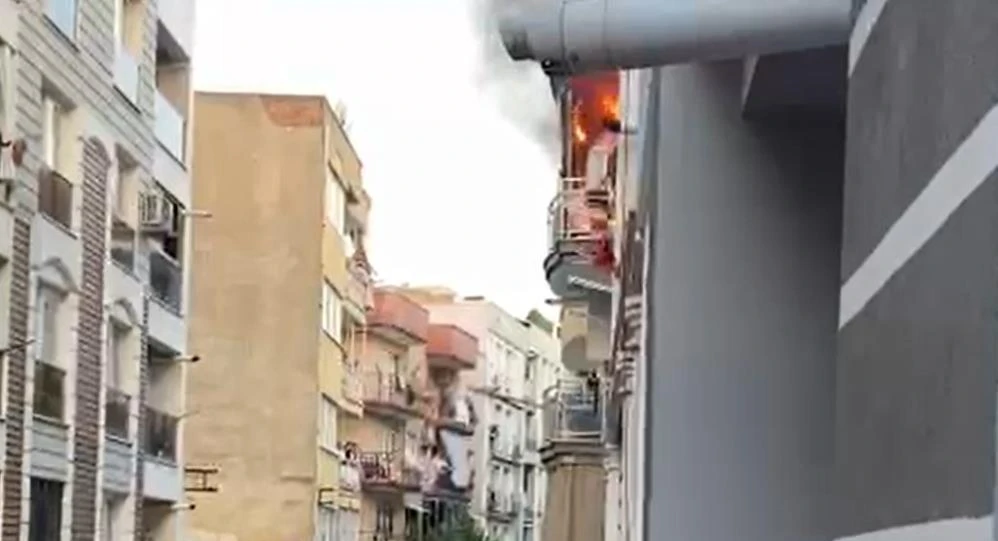 Aydın’da apartman dairesinde yangın! Komşulardan şok iddia