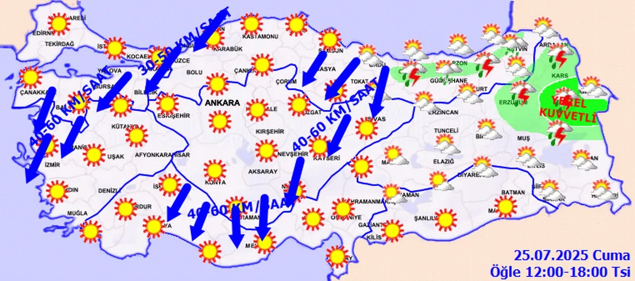 Meteoroloji 8 il için uyardı: Sıcaklık düşüyor, sağanak geliyor