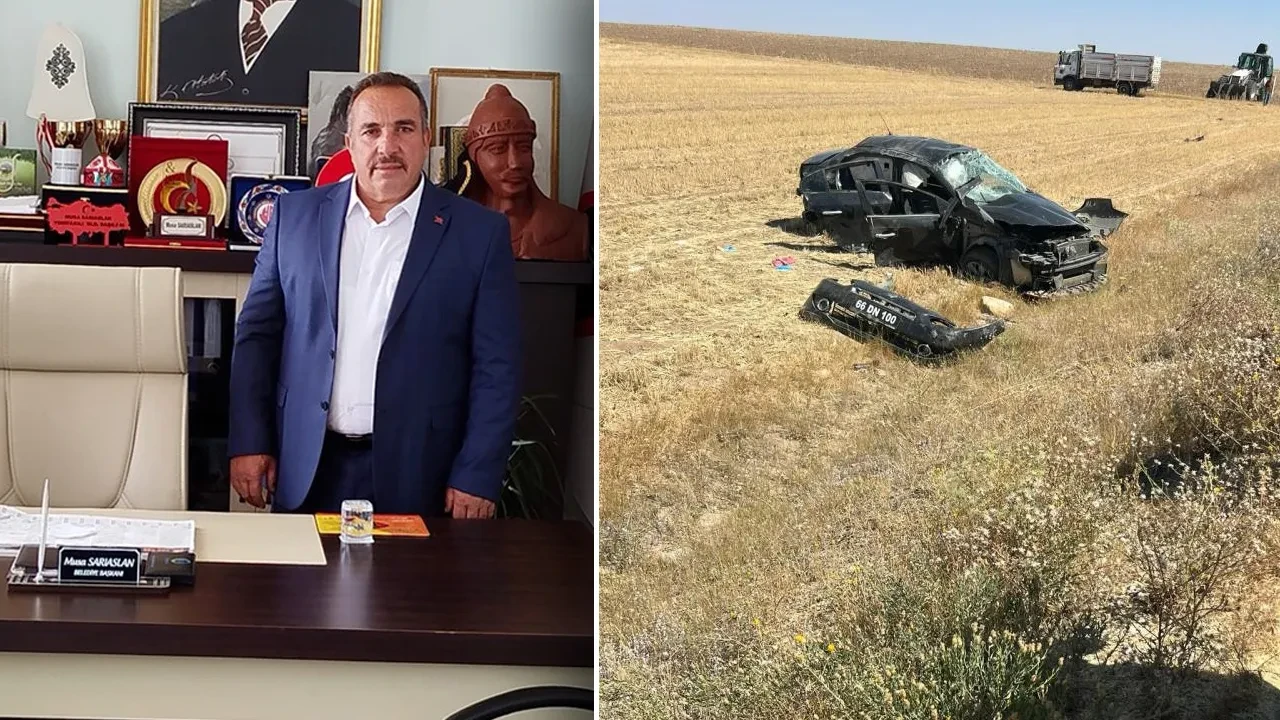 Belediye Başkanı Musa Sarıaslan hayatını kaybetti! İşte feci kazanın ilk görüntüleri
