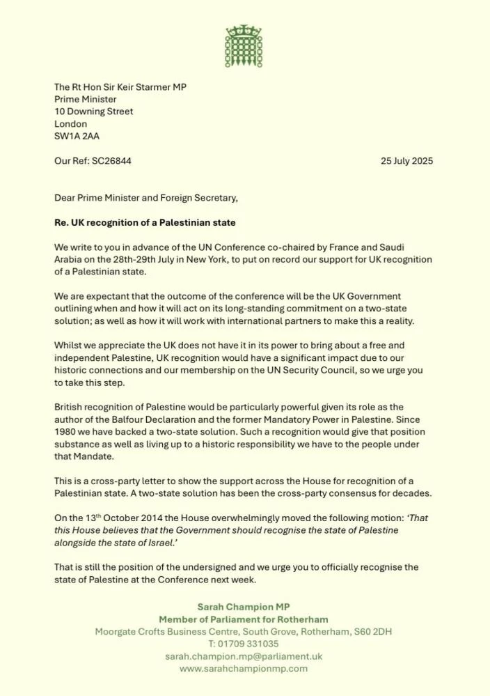 İngiltere’de Filistin çıkışı!