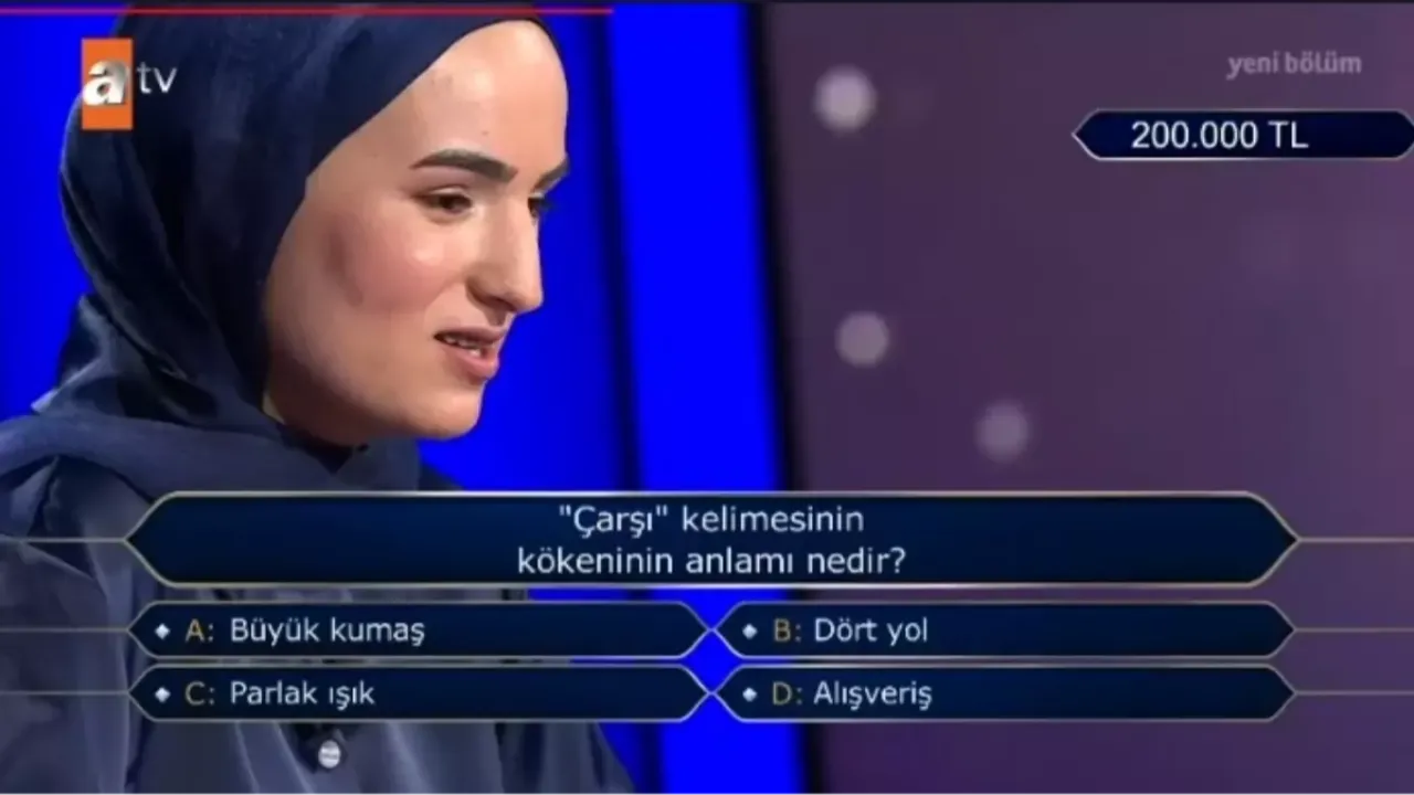 Çarşı kelimesinin kökeni nedir? Kim Milyoner Olmak İster’de merak uyandıran soru