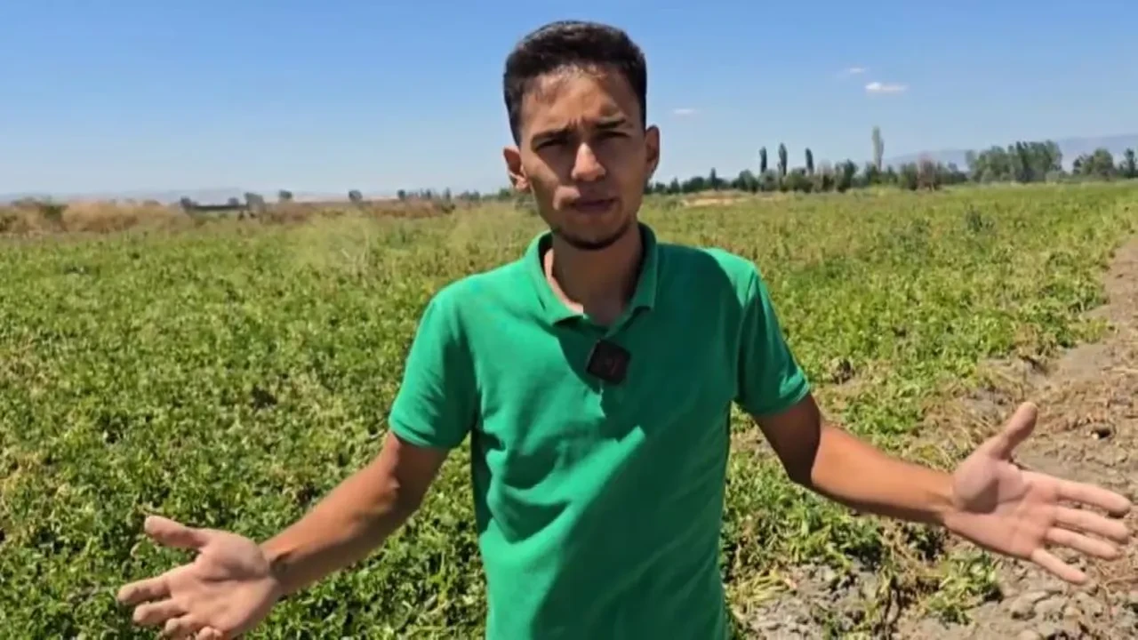 Genç çiftçiden takdirlik hareket! Tonlarca ürünü halka ücretsiz dağıttı