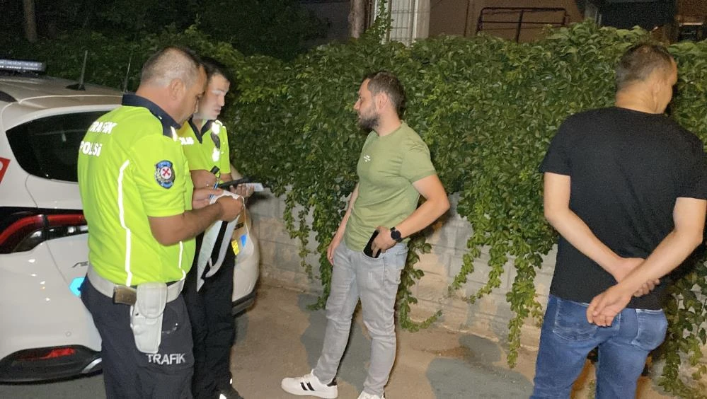 Aksaray'da alkollü sürücü polise yalvardı