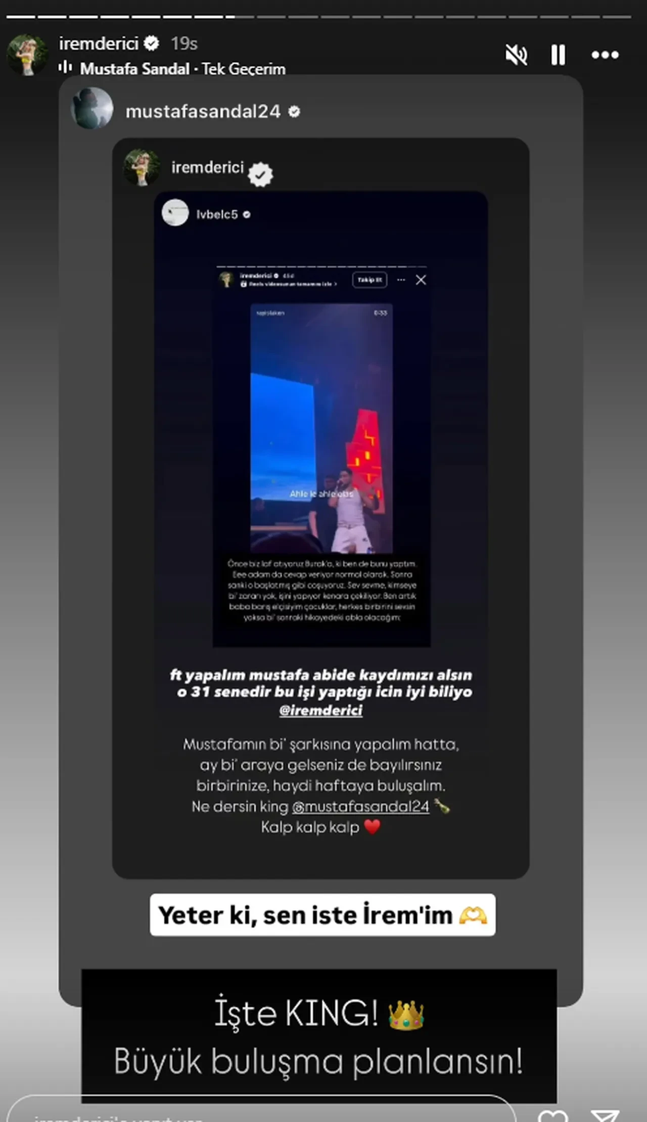 Mustafa Sandal ve Lvbel C5 polemiğine Aydilge ile İrem Derici de katıldı 