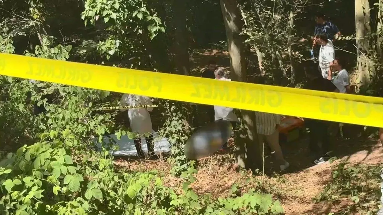 Ormanlık alanda kan donduran vahşet!