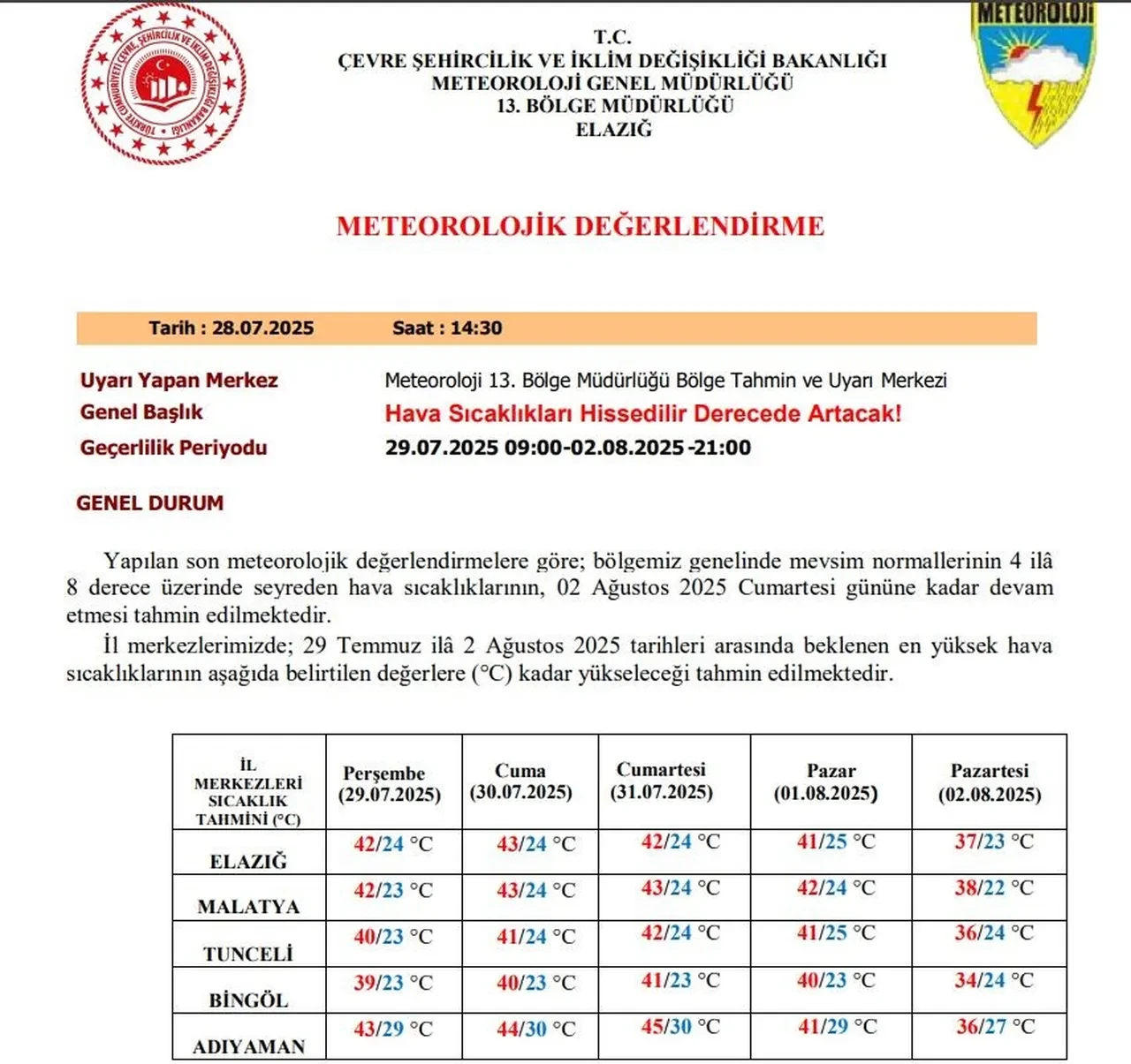 Sıcak hava dalgası ne zaman bitecek 2025? MGM tarih verdi
