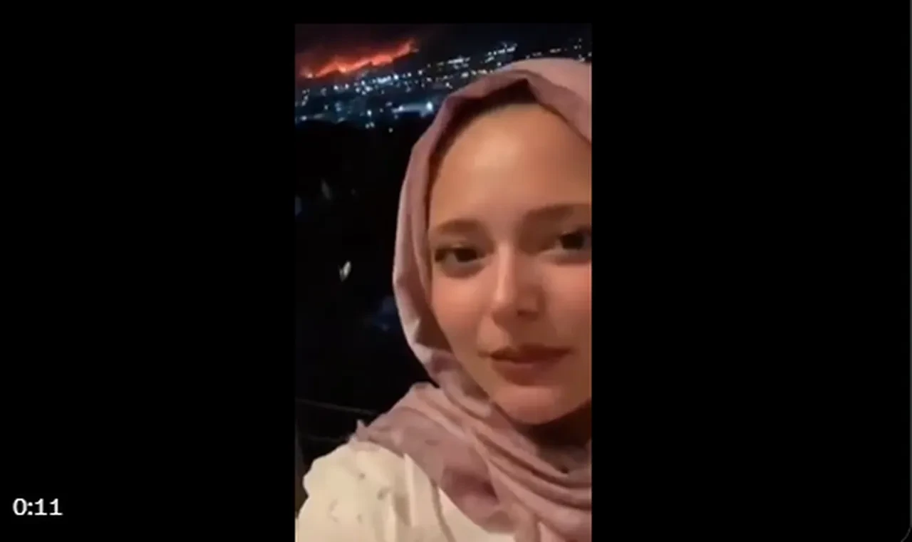 Tan Taşçı, Bursa'daki orman yangınını arkasına alarak video çeken kullanıcıya tepkisiz kalamadı