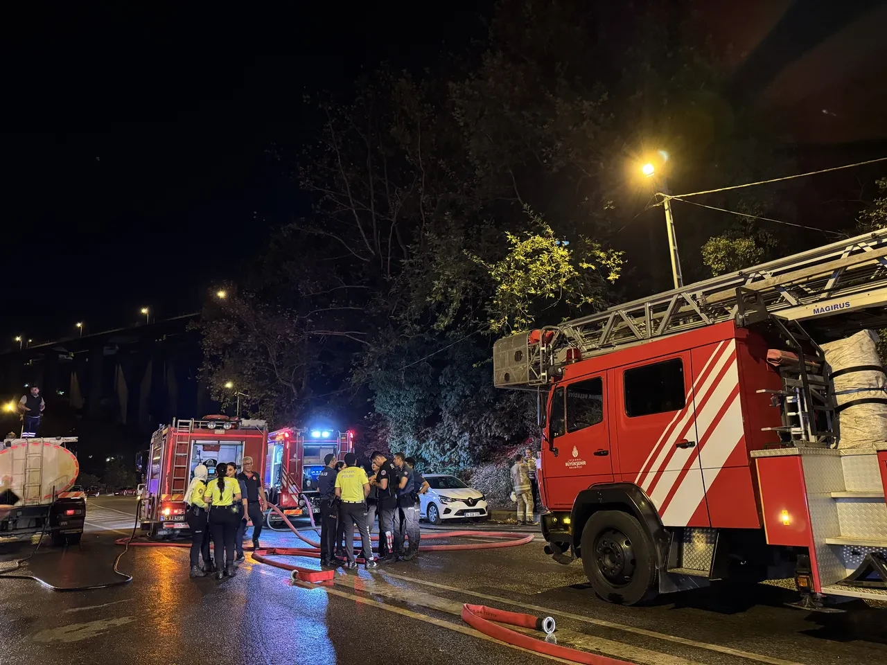 Beykoz'daki yangında kundaklama şüphesi! Ormanı yakan zanlıdan pişkin savunma