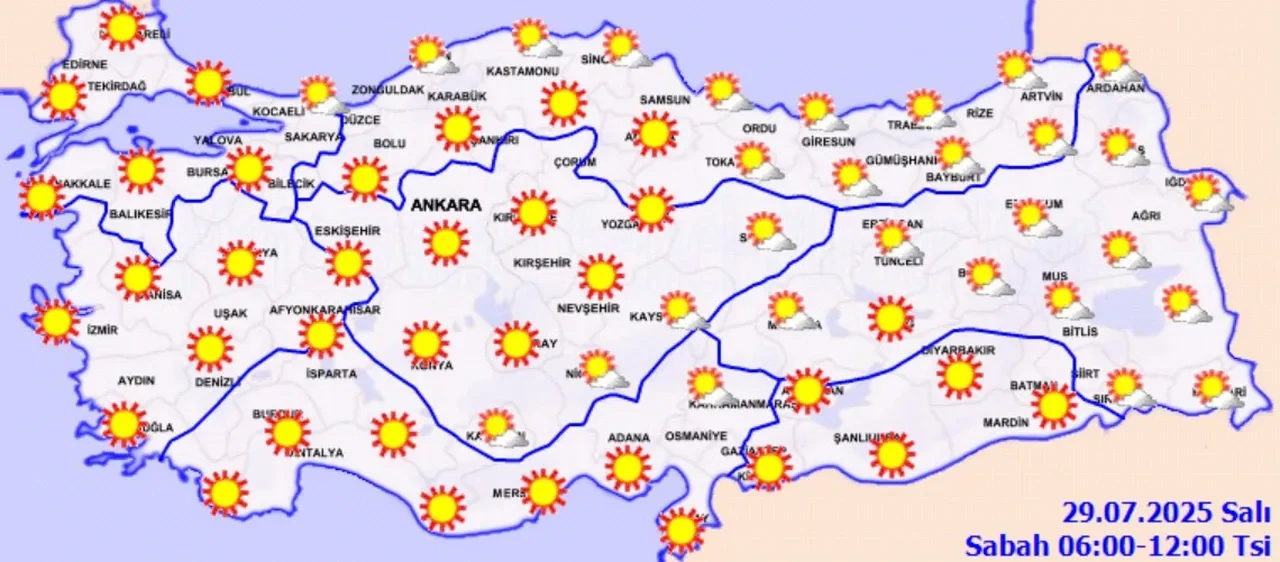 Bunaltıcı sıcaklara mola! Meteoroloji tarih verdi: Gök gürültülü sağanak geliyor