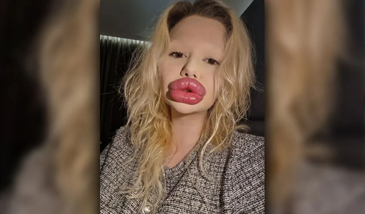 Dünyanın en büyük dudaklı kadınının eski hali görenleri şoke etti