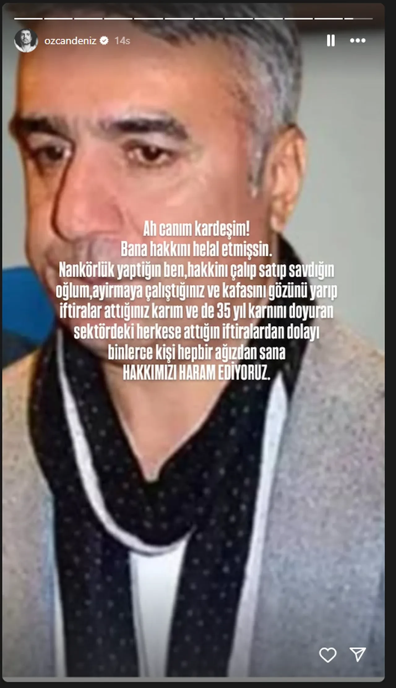 Özcan Deniz kardeşi Ercan Deniz'e ağzına geleni saydı! Aile fertleri birbirine girdi