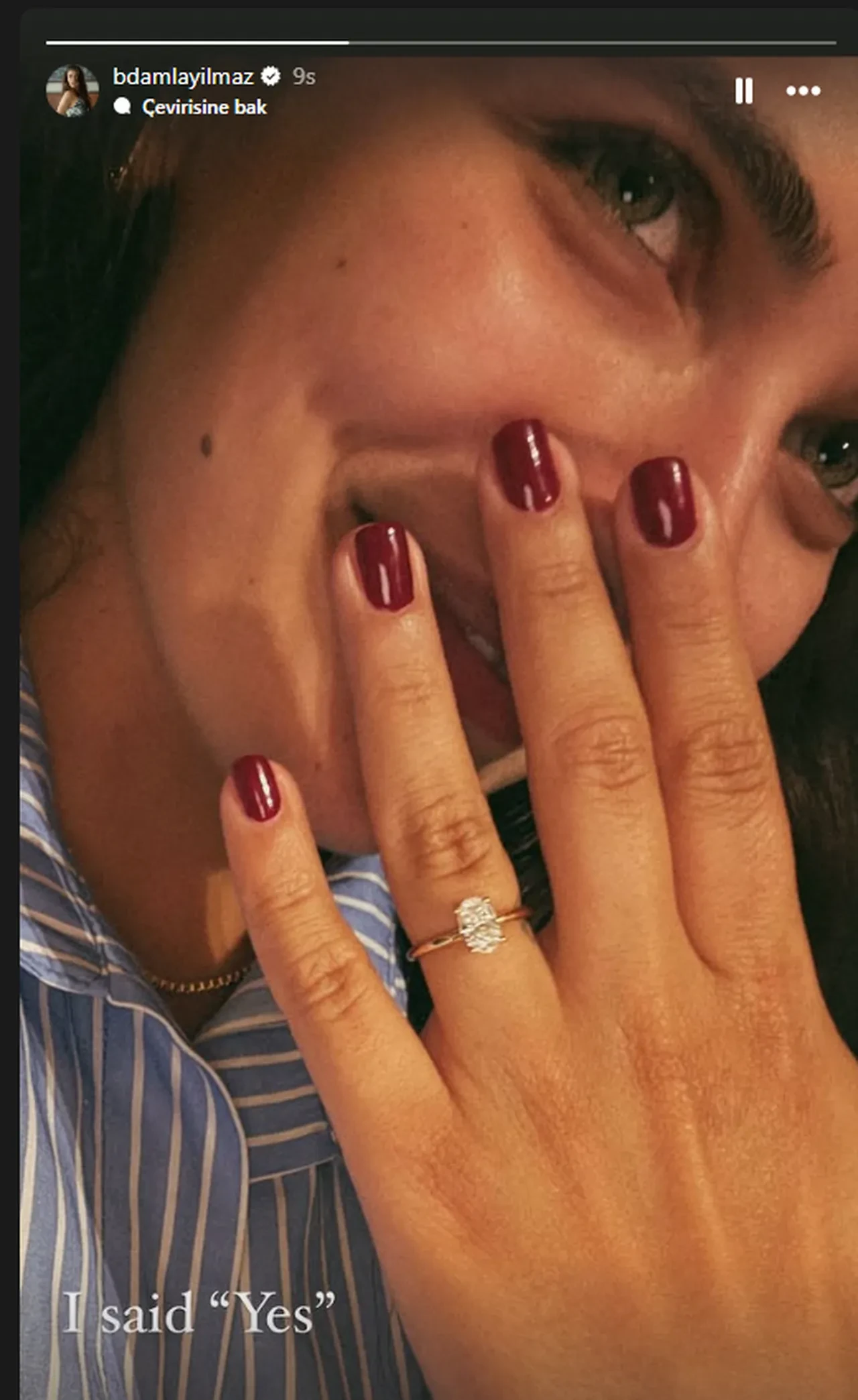 Yasak Elma dizisinin Kumru'su Biran Damla Yılmaz evleniyor