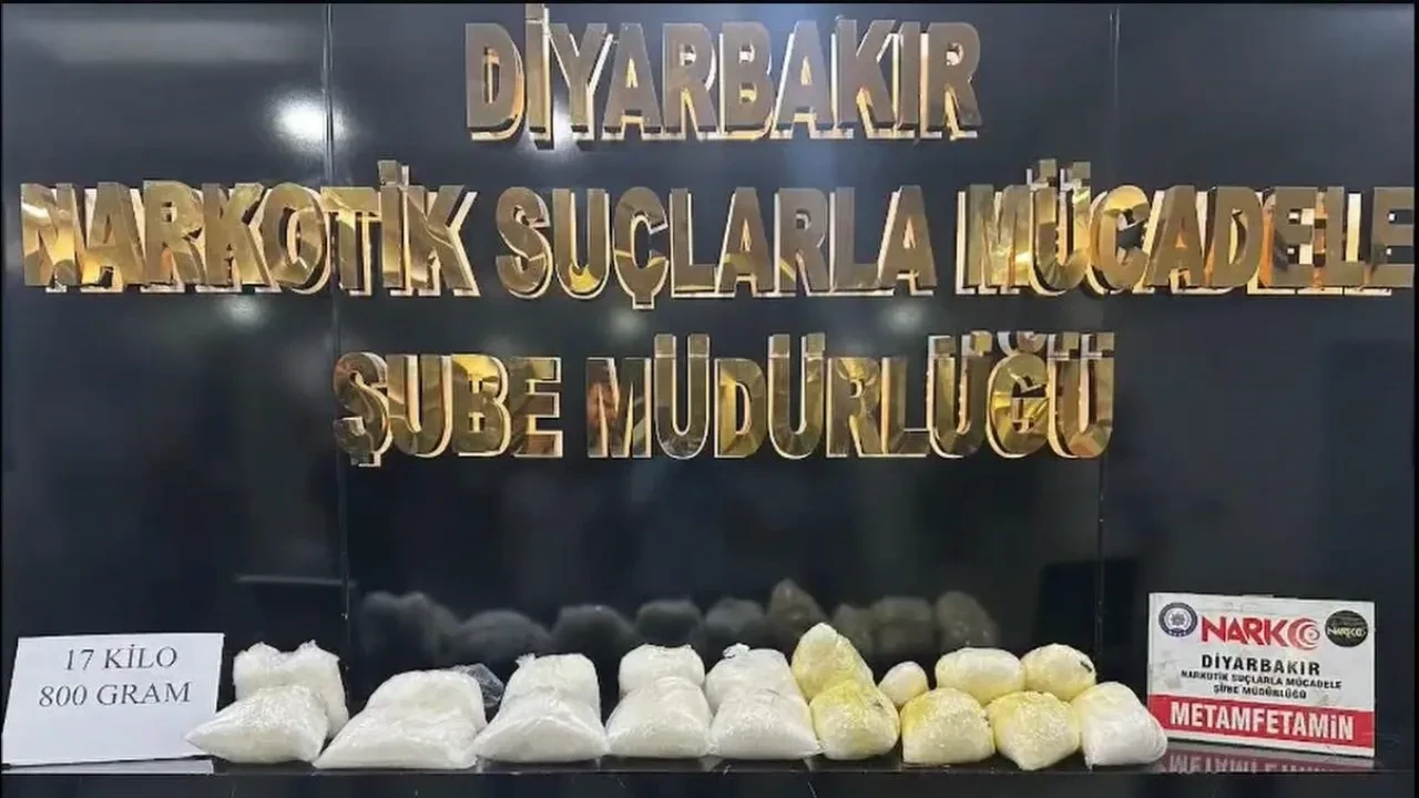 Diyarbakır'da uyuşturucu operasyonu! 43 kilo ele geçirildi 