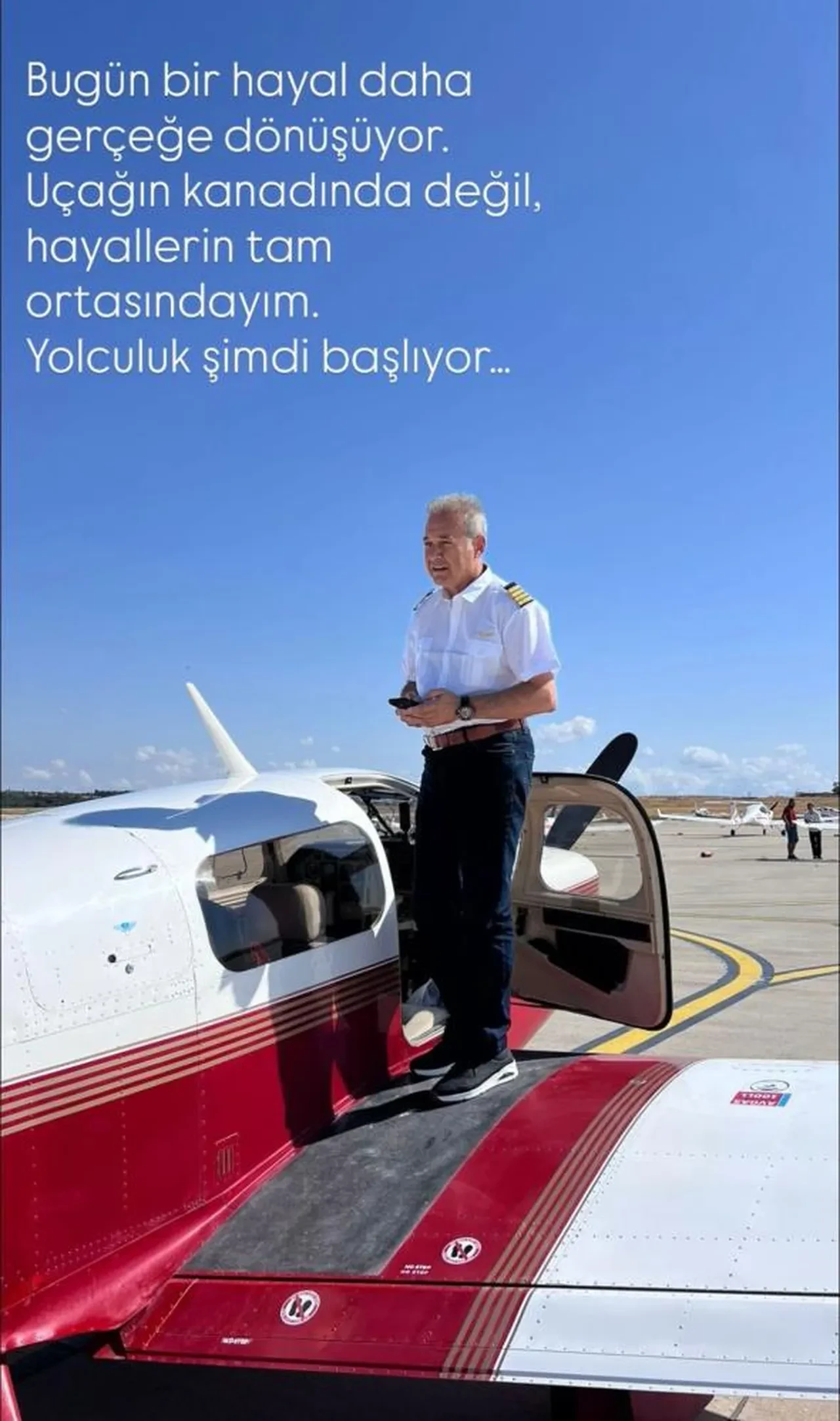 Pilot Mehmet Demirci'nin hayali yarım kaldı! Yürek yakan paylaşımı ortaya çıktı