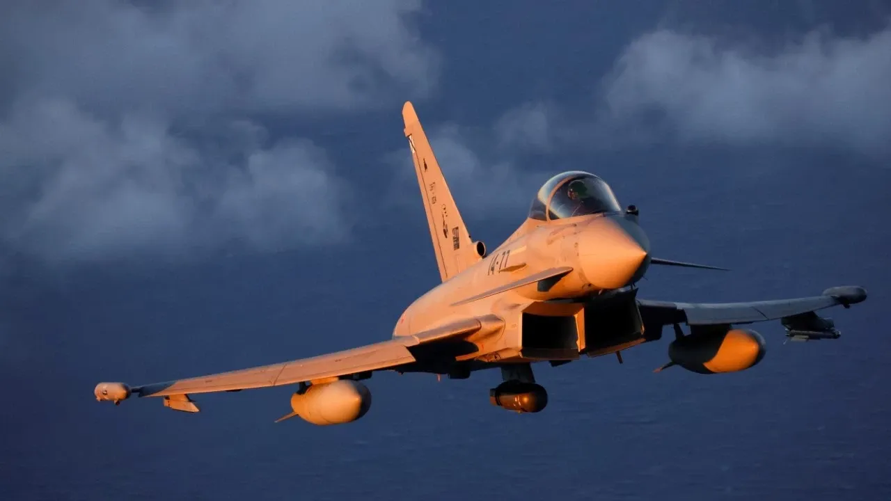 Almanya'da Eurofighter savaş uçağı gelişmesi
