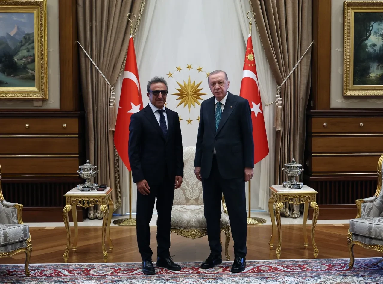 Cumhurbaşkanı Erdoğan, Chobani CEO'su Hamdi Ulukaya ile görüştü