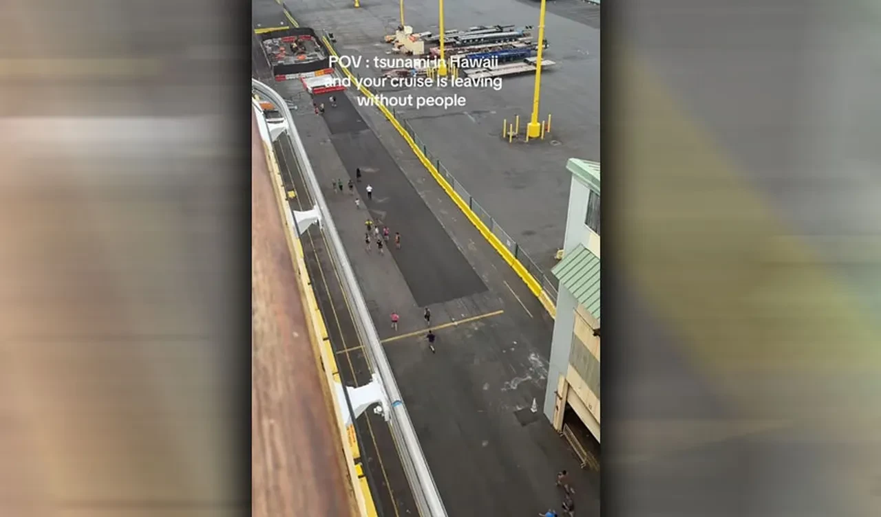 Depremin ardından gelen tsunami alarmı korkusuyla yolcuları limanda bırakıp kaçtı