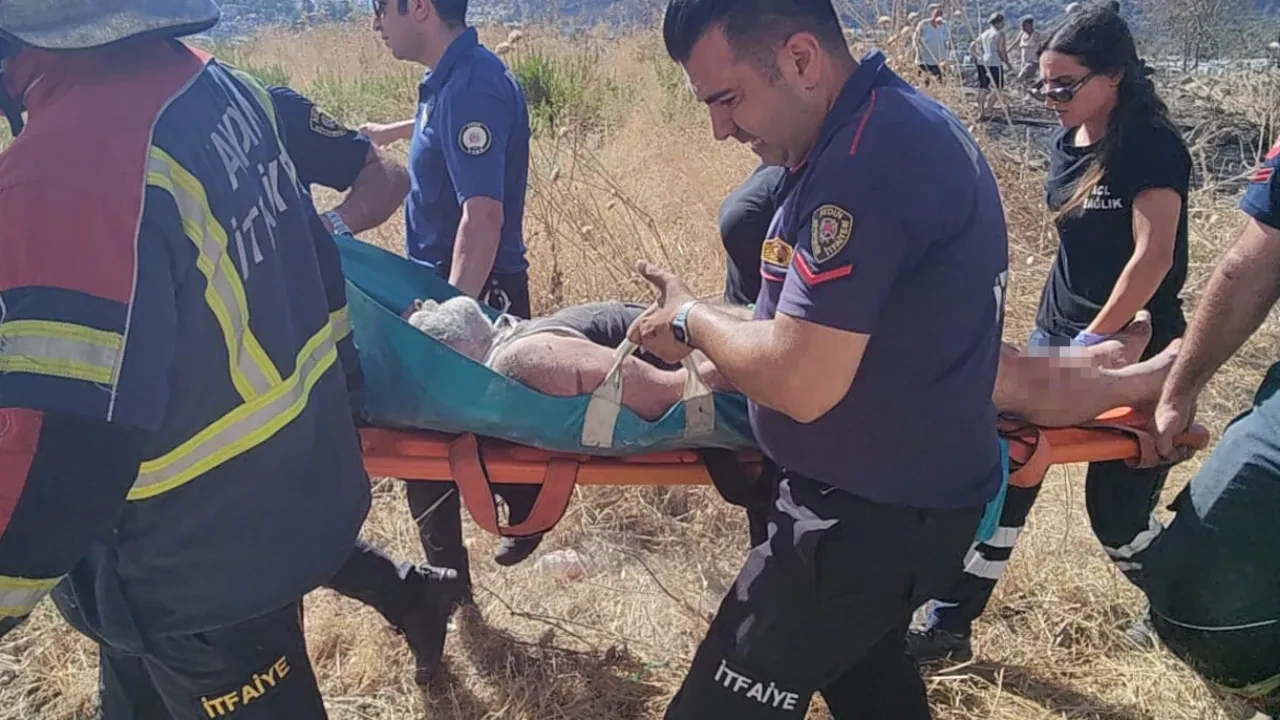 Patlıcan közlerken yangın çıkardı! Korkudan emekli öğretmenin başına gelmeyen kalmadı
