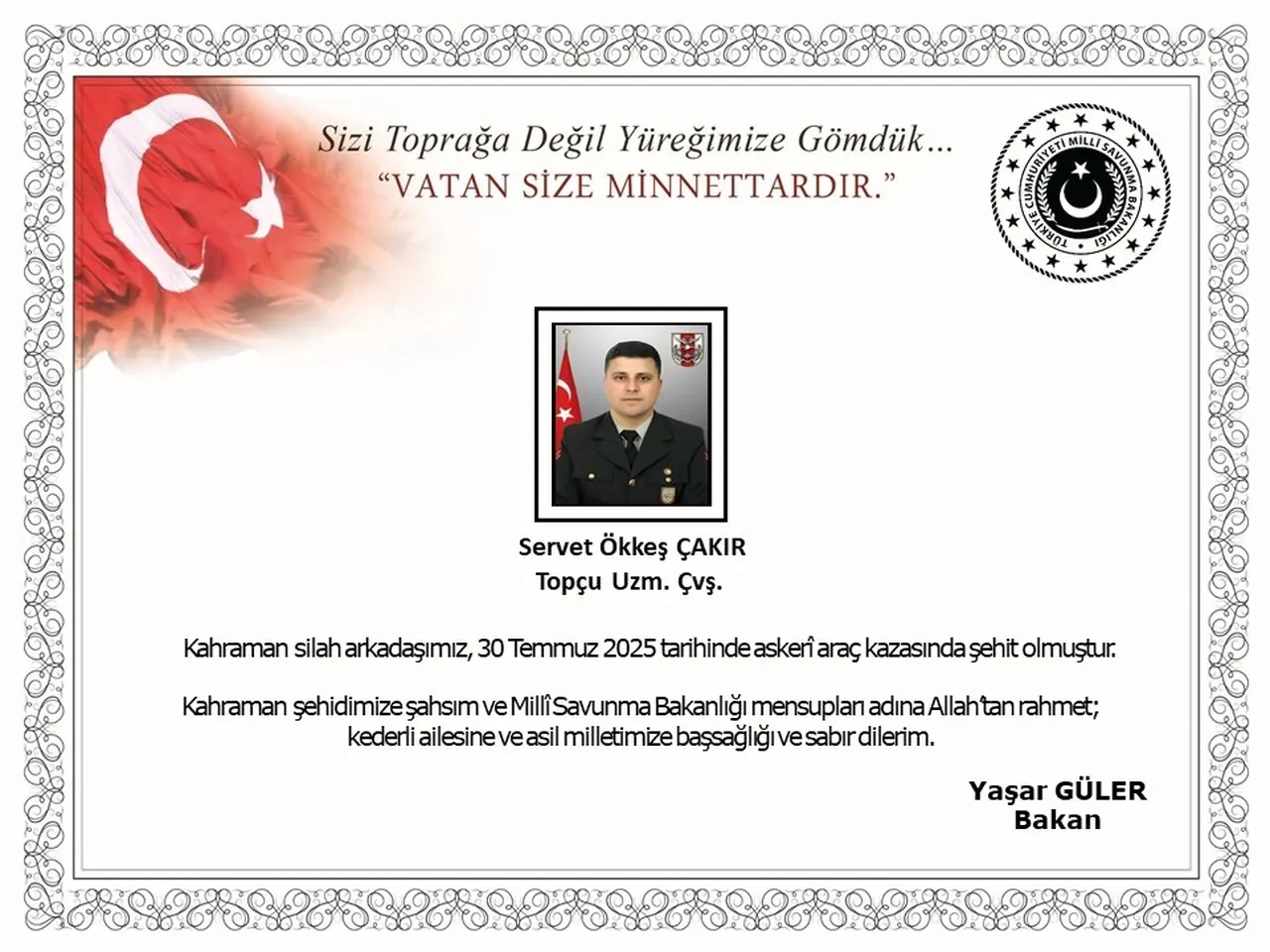 Son dakika | Edirne'de bir asker feci kazada şehit oldu