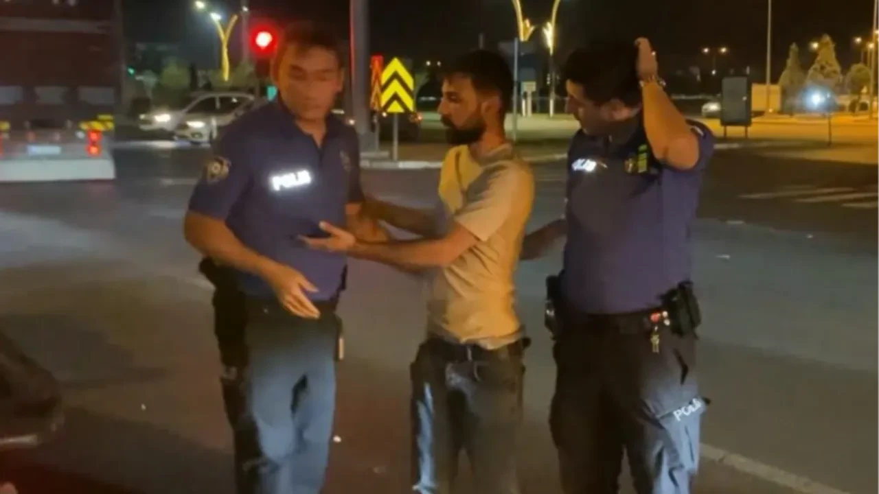 Aksaray'da kaza yapan alkollü ve ehliyetsiz sürücüden pes dedirten konuşma