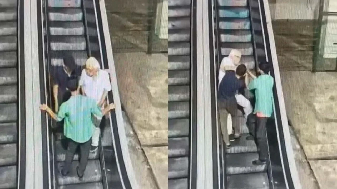 Beyoğlu'nda gasp dehşeti! Yaşlı adamın boğazını sıkıp, darp ettiler