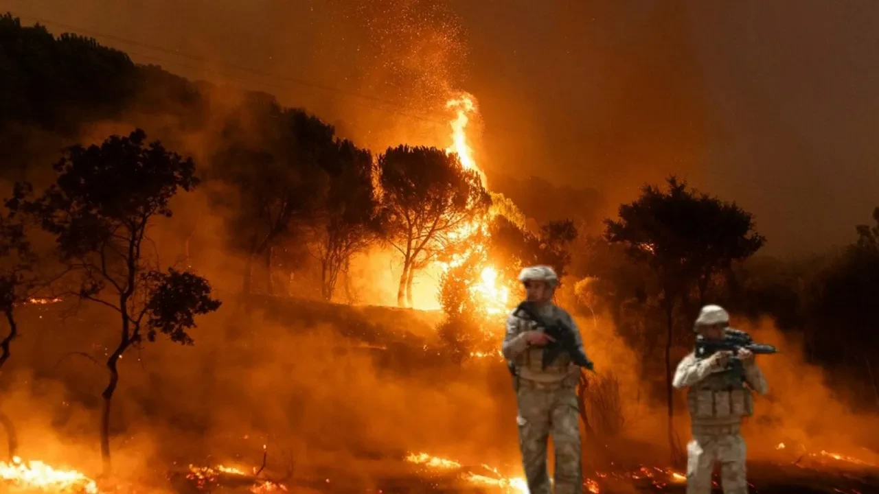 Mehmetçik orman yangınlarına karşı teyakkuzda