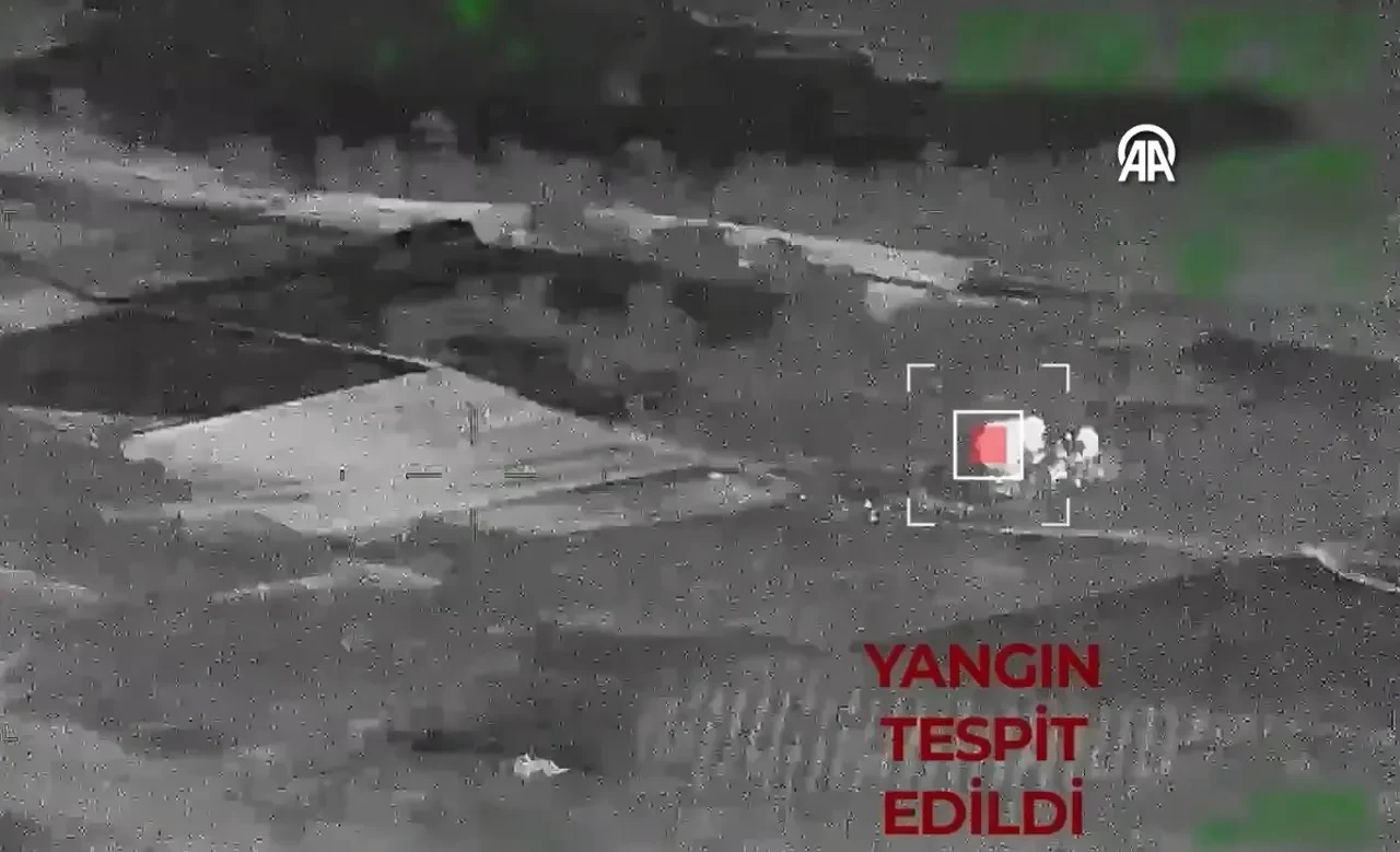 Ormanlarımızı yakan hainler, Bayraktar TB2'den kaçamadı!