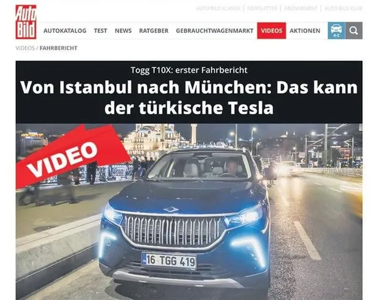 Togg Avrupa sahnesinde: Alman gazeteci T10X'i A'dan Z'ye inceledi