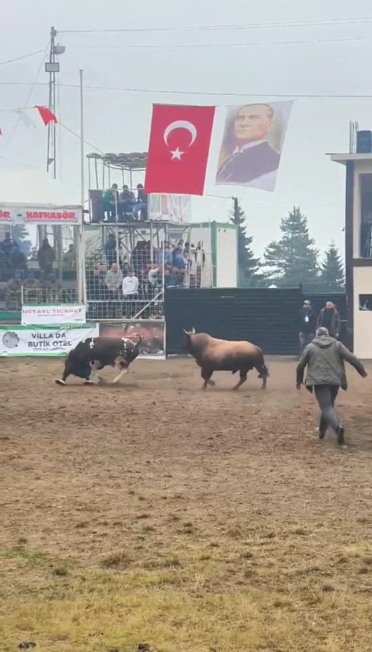 Artvin'de nefes kesen anlar: İzleyicinin yüreğini ağzına getirdi!
