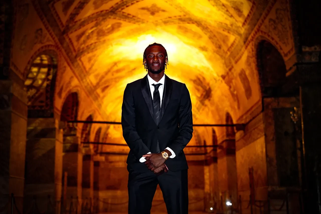 Beşiktaş'ın yeni transferi Tammy Abraham, Ayasofya Camii'nde