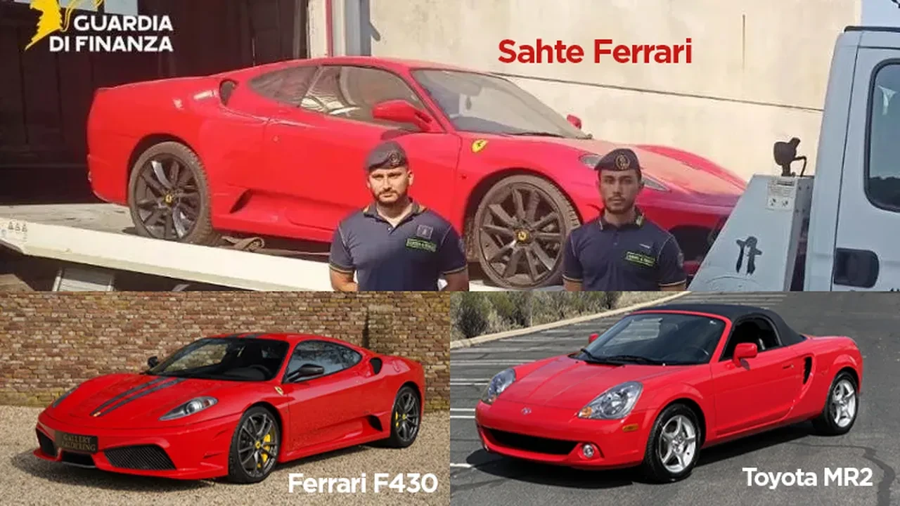 Bunu da yaptılar: Ferrari görünümlü Toyota! Uzmanlar onaylayınca imha edildi