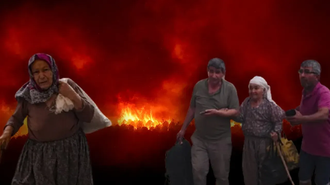 Ciğerimiz yanıyor onlar oynuyor! Yangına rağmen eğlenmeye devam ettiler