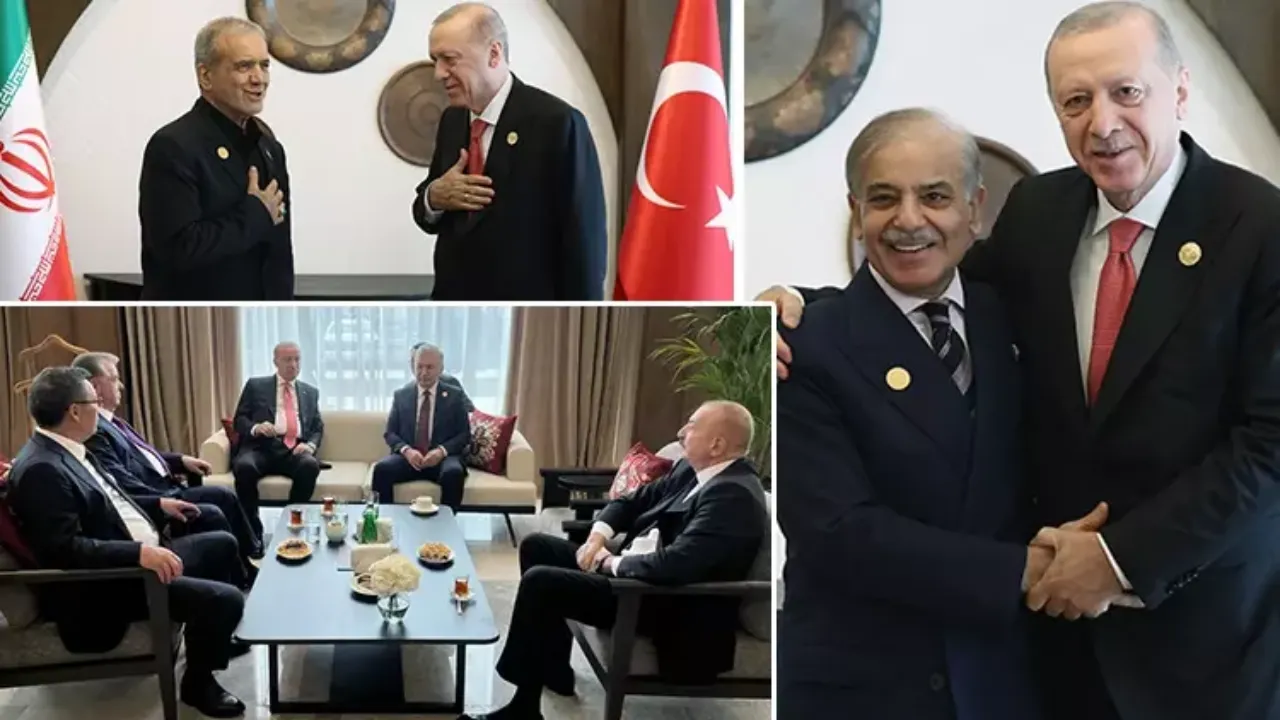 Cumhurbaşkanı Erdoğan'dan Azerbaycan’da diplomasi trafiği