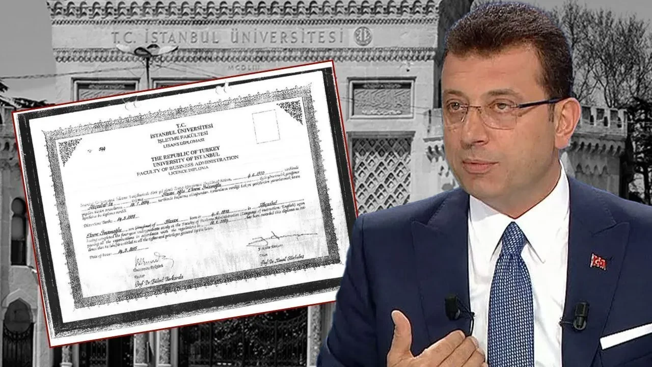 Ekrem İmamoğlu'nun yüksek lisans diploması iptal edildi