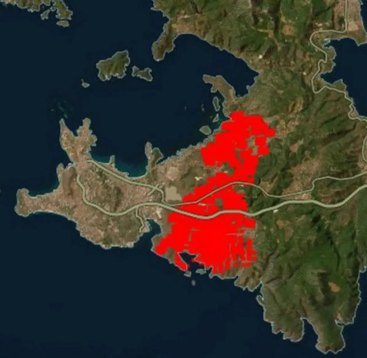 İzmir'deki yangın uzaydan görüntülendi! Kapladığı korkunç alan NASA kamerasında