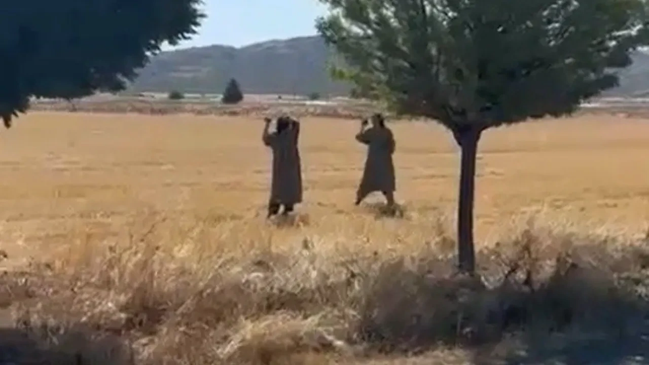 Kaza ihbarına gelen jandarmaya taş, bıçak ve sopalarla saldırdılar