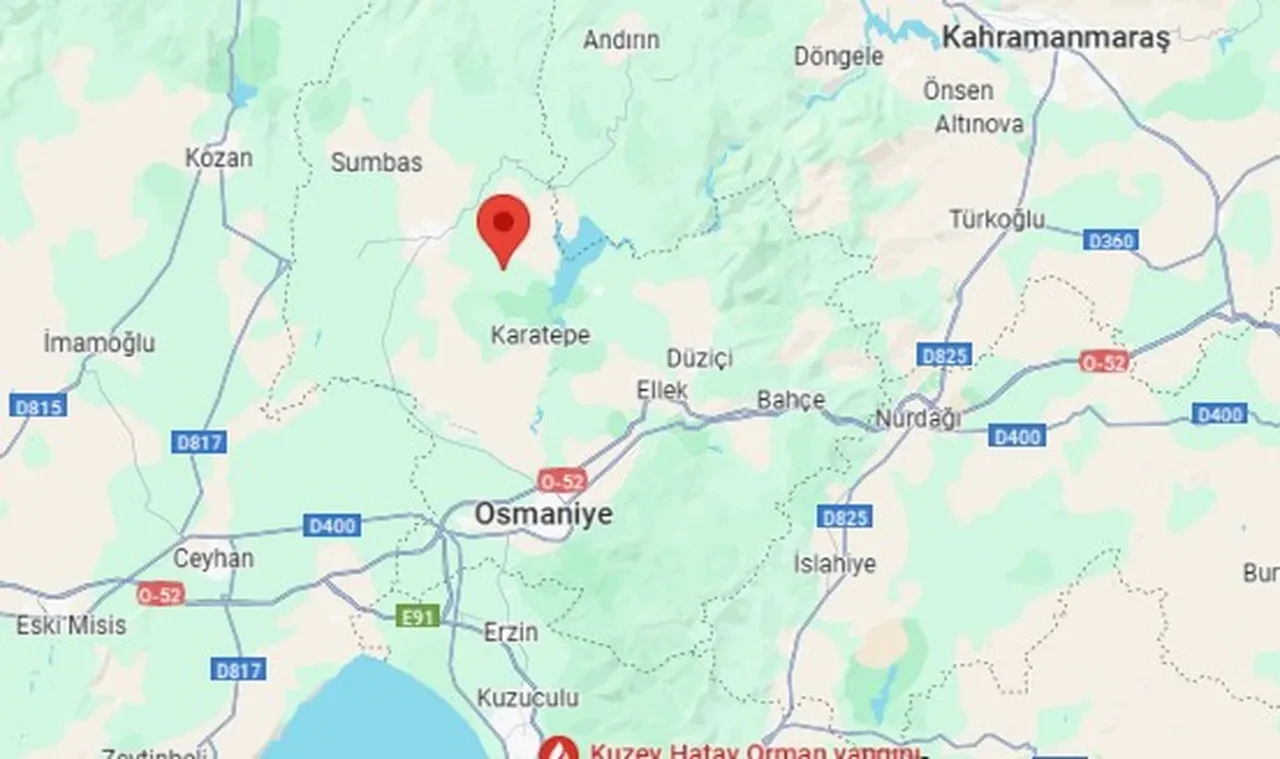 Osmaniye'de 3.2 büyüklüğünde deprem kaydedildi