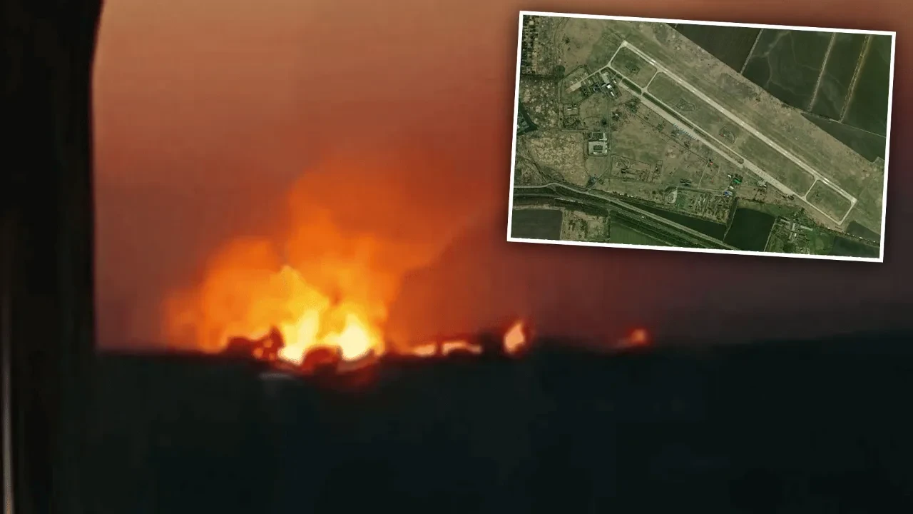 Ukrayna'dan Rusya'ya İHA saldırısı! Askeri havaalanı hedef alındı