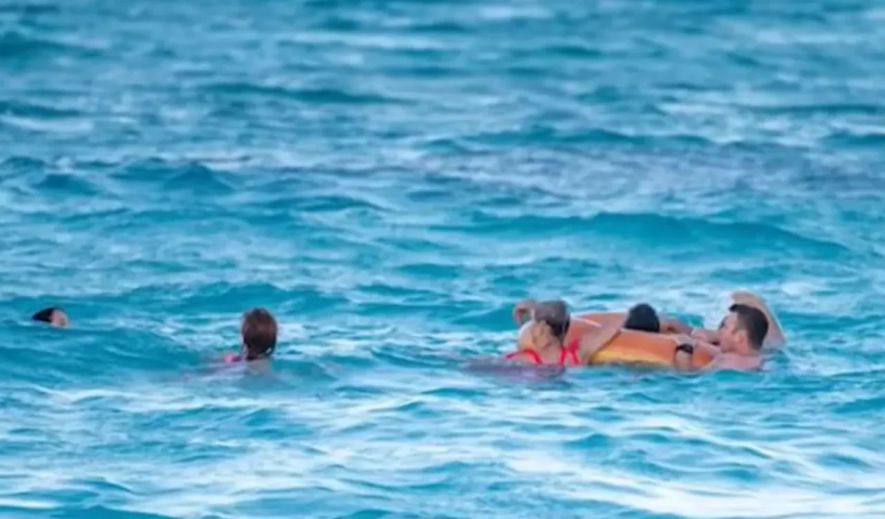 Denizde neredeyse ikiye ayrılıyordu! Korkunç kaza