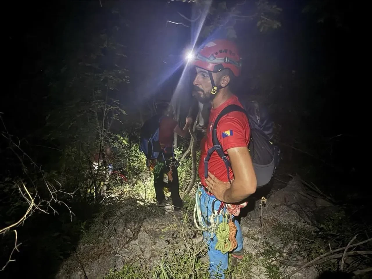 Mostar'da dağda kayıplara karışan Türk grup son anda kurtarıldı