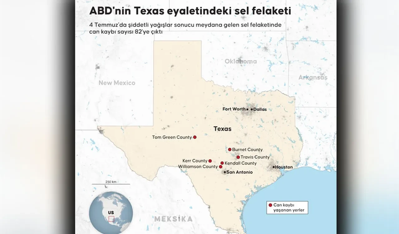 ABD'de sel felaketi: Ölü sayısı 82'ye yükseldi, çok sayıda kayıp var