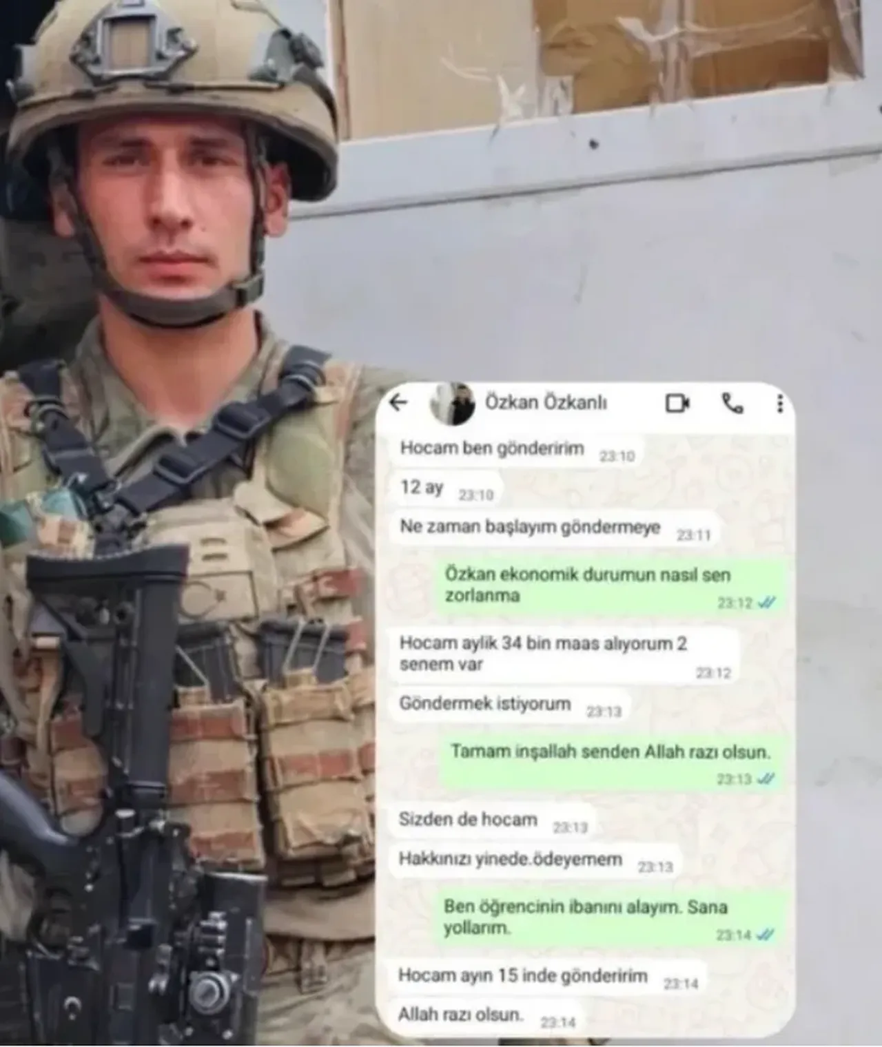 Şehit Özkan Özkanlı ile ilgili yürek yakan detay! Yetim öğrencilere burs verdiği ortaya çıktı