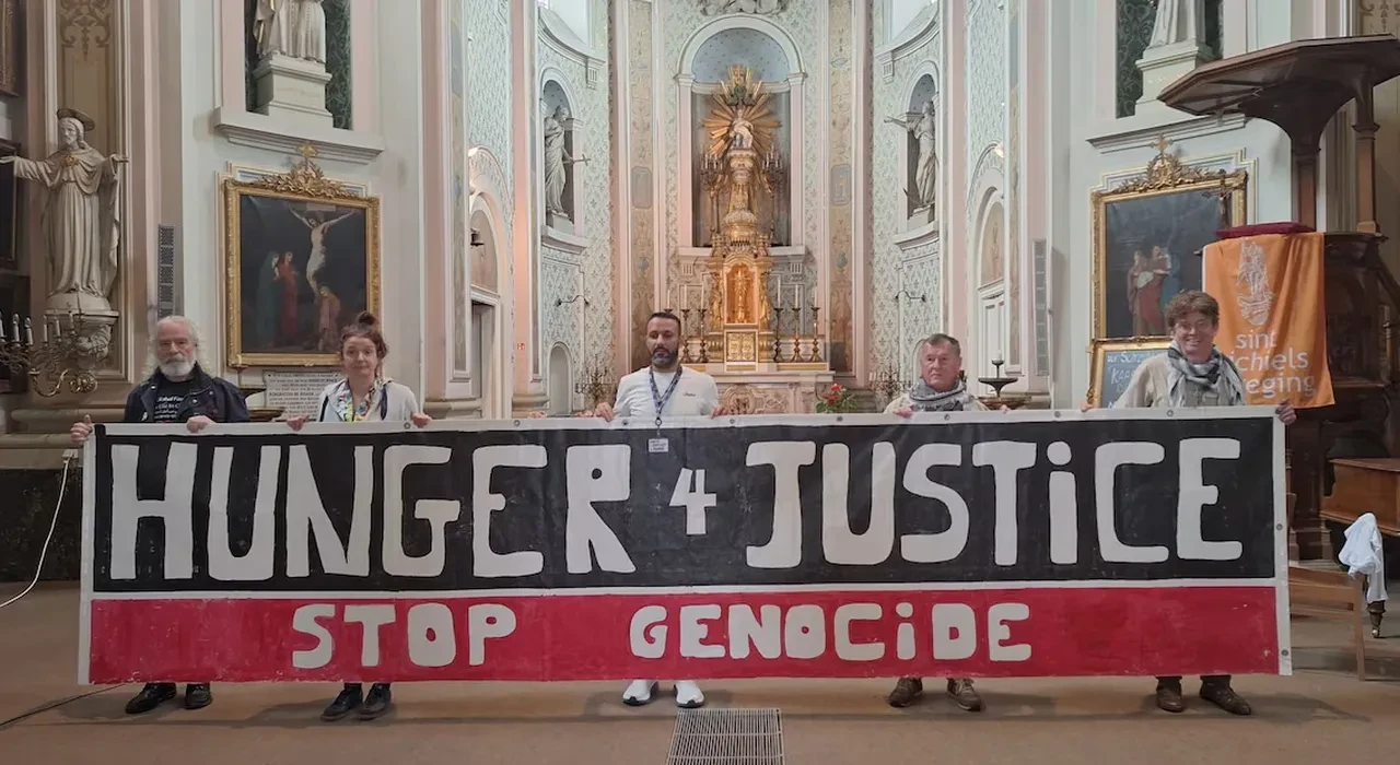 Belçika'da Filistin için açlık grevi! 5 gün sürecek