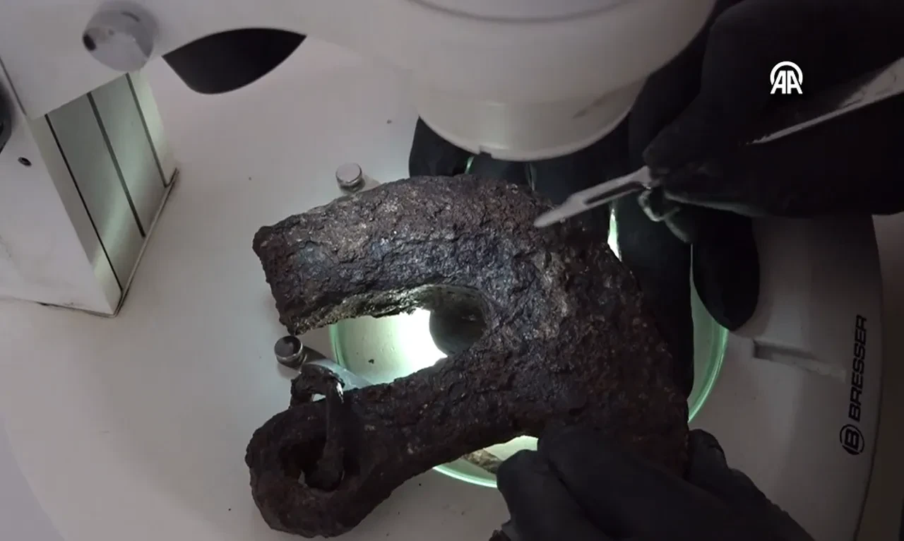 Mersin'de 1600 yıllık ilginç keşif! Görüntüleri ortaya çıktı