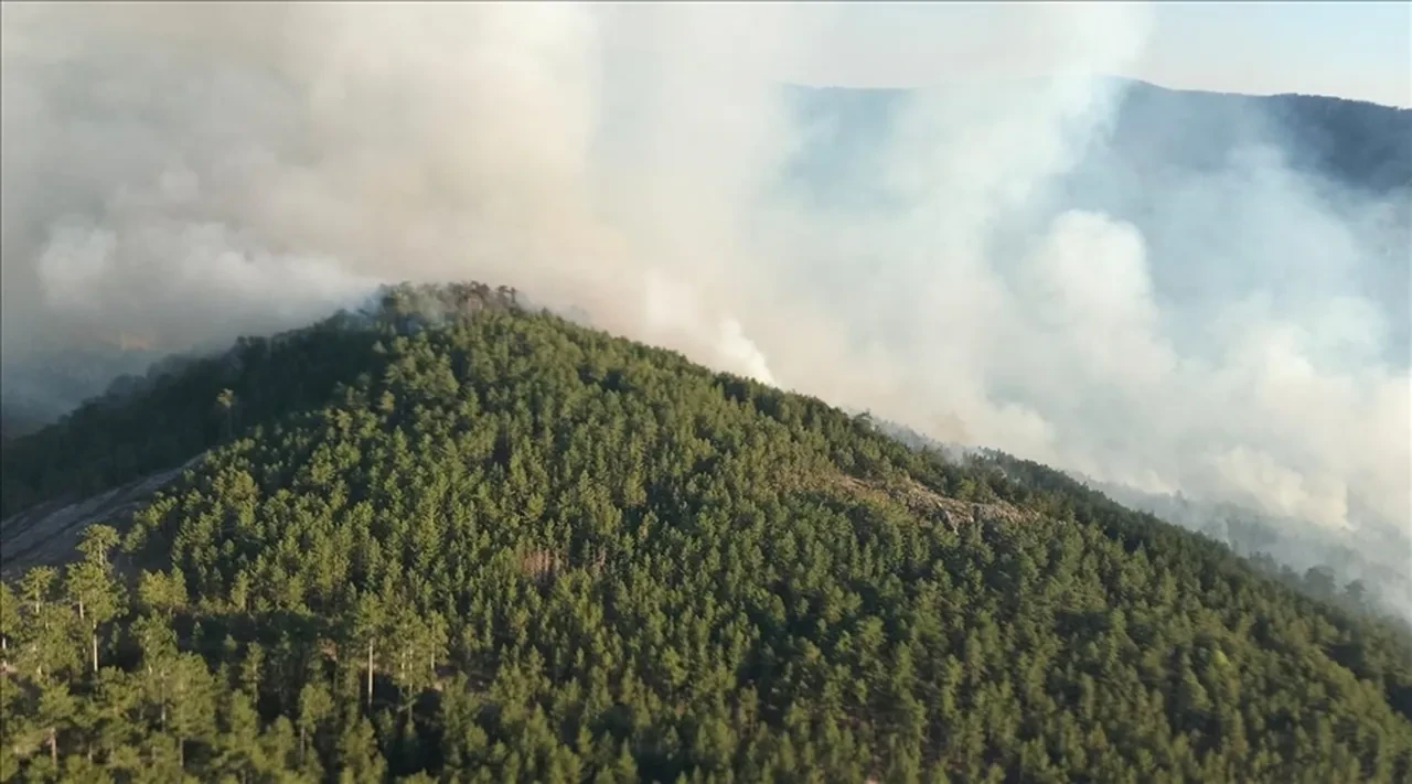 Balıkesir yangın söndürüldü mü son dakika? Sındırgı orman yangınıyla mücadele