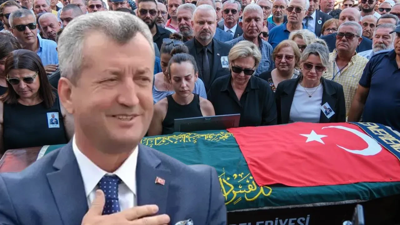 Eski Menemen Belediye Başkanı Tahir Şahin son yolculuğuna uğurlandı! Eşinin sözleri törene damga vurdu
