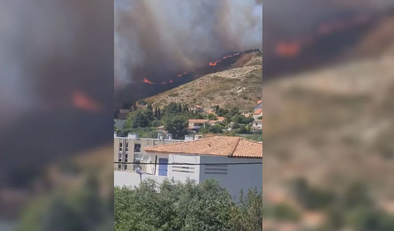 Fransa'da yangın paniği! Havalimanı geçici süreyle kapatıldı