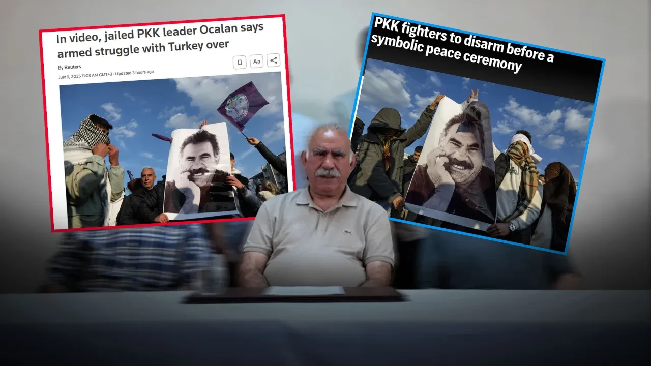 Teröristbaşı Abdullah Öcalan'ın çağrısı dünya basınında: 'Süratle silah bırakacaklar'