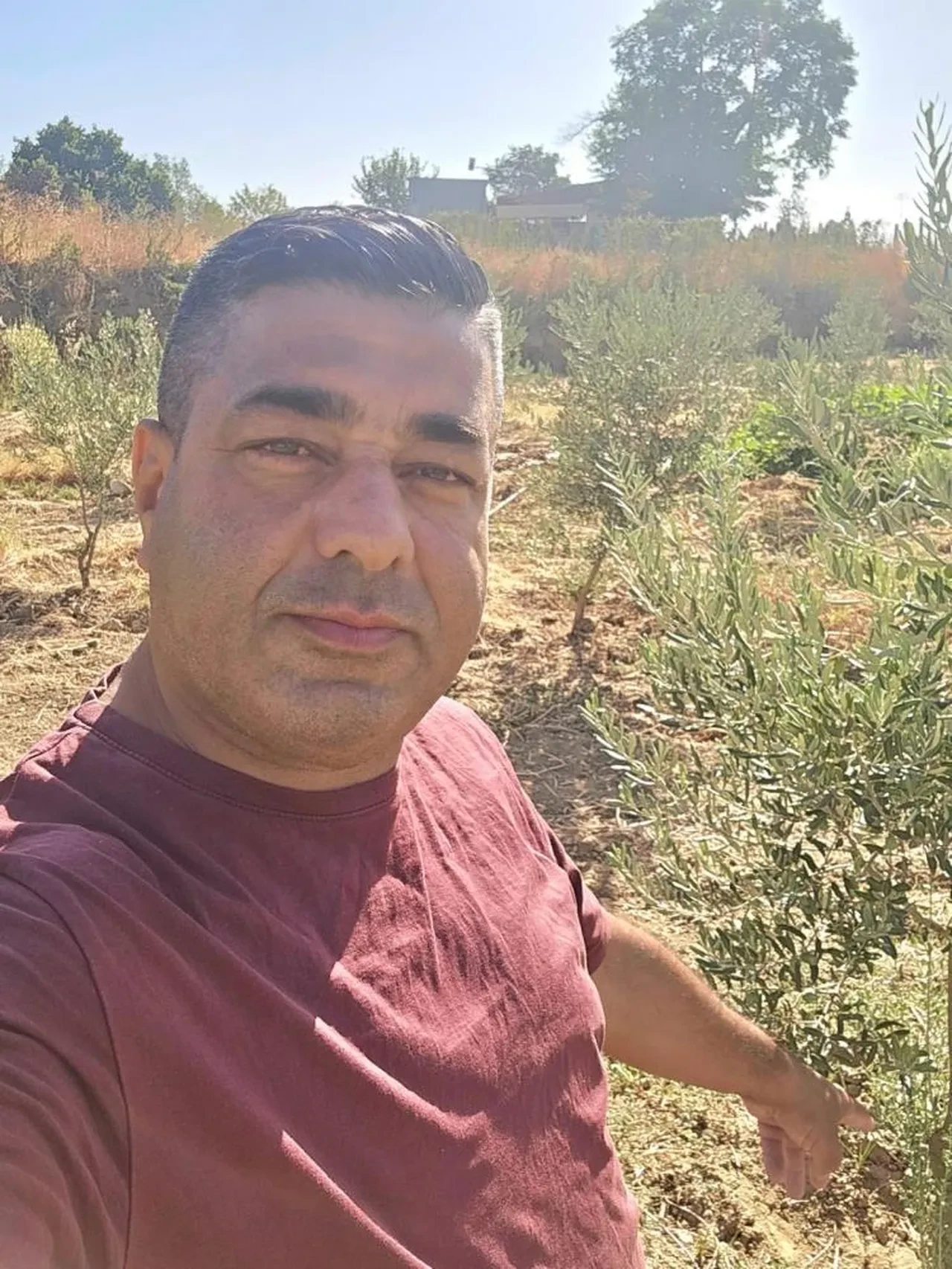 Bahçesini sularken birden çıktı: Ölümle burun buruna geldim, Allah korudu